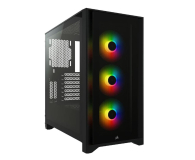 CORSAIR iCUE 4000X RGB TG Mid Tower Czarna CC-9011204-WW - 591823 - zdjęcie 1
